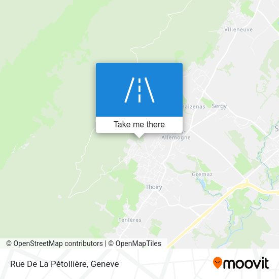 Rue De La Pétollière map