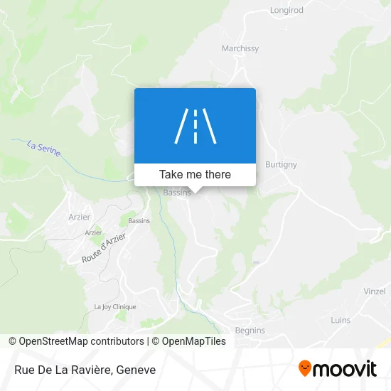 Rue De La Ravière map