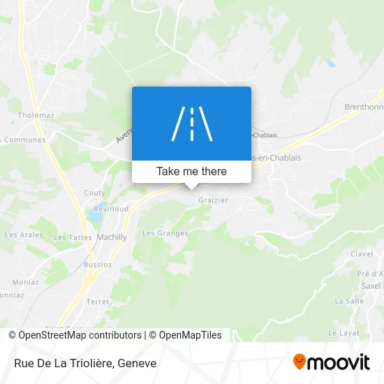 Rue De La Triolière map