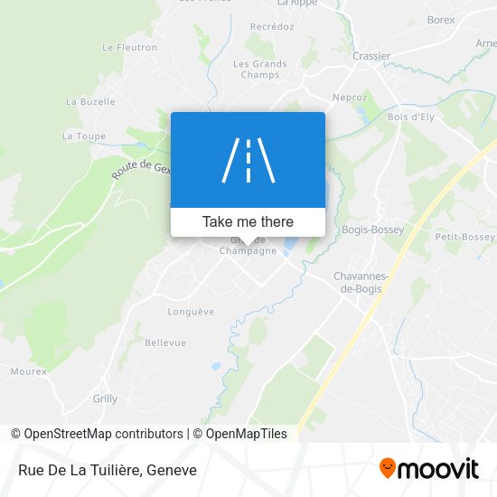 Rue De La Tuilière map