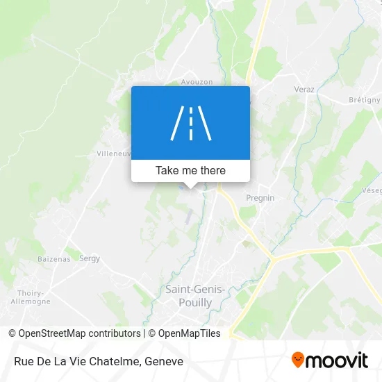 Rue De La Vie Chatelme map