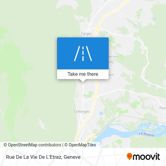 Rue De La Vie De L'Etraz map