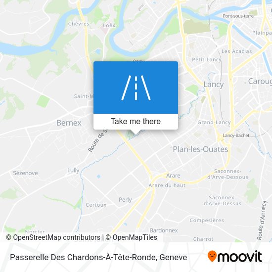 Passerelle Des Chardons-À-Tête-Ronde map