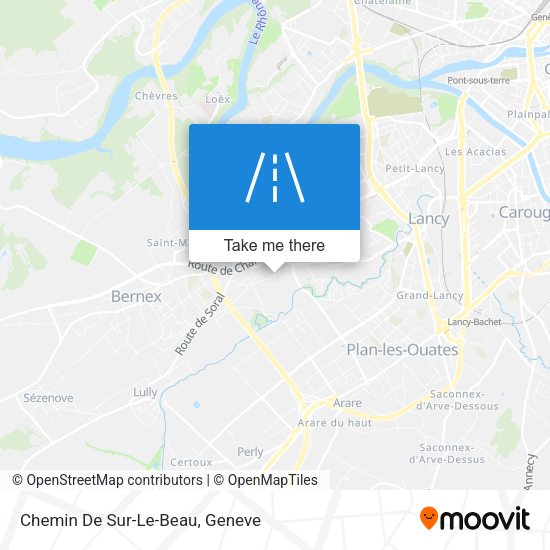 Chemin De Sur-Le-Beau map