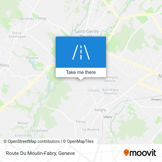 Route Du Moulin-Fabry map