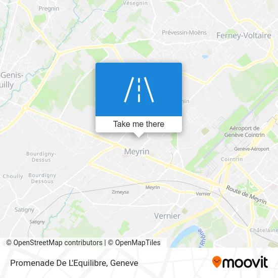 Promenade De L'Equilibre map