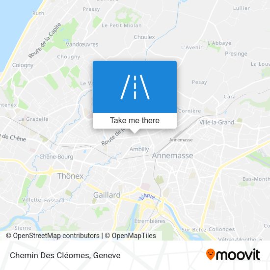Chemin Des Cléomes map