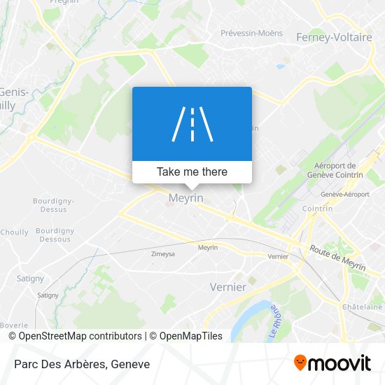 Parc Des Arbères map