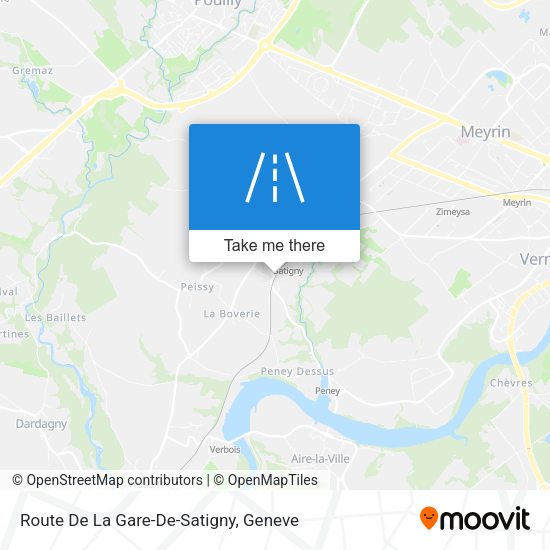 Route De La Gare-De-Satigny map