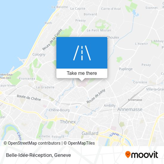 Belle-Idée-Réception map
