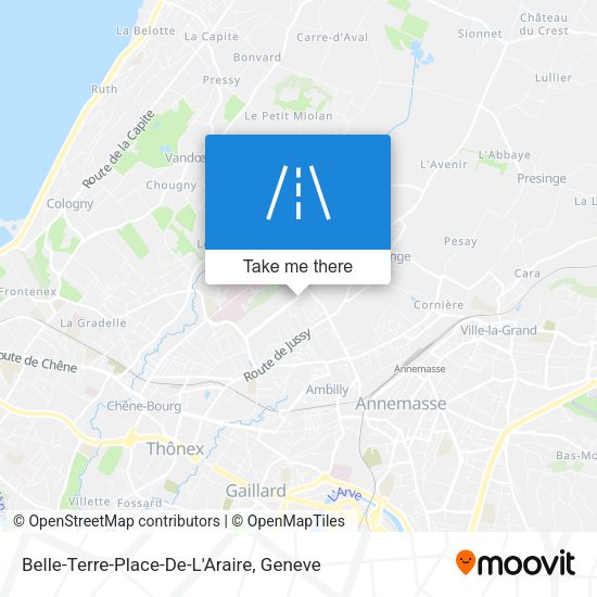Belle-Terre-Place-De-L'Araire map