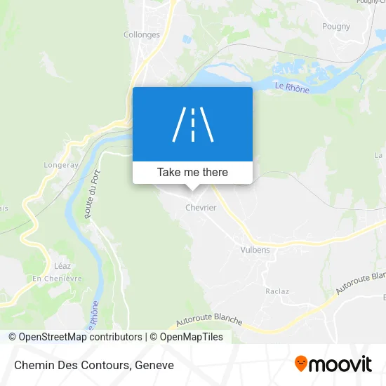 Chemin Des Contours map