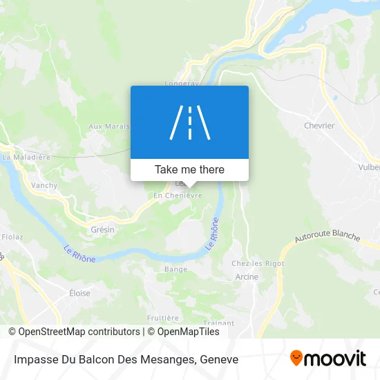 Impasse Du Balcon Des Mesanges map