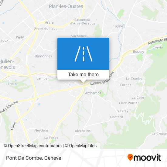 Pont De Combe map