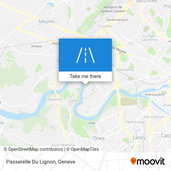 Passerelle Du Lignon map