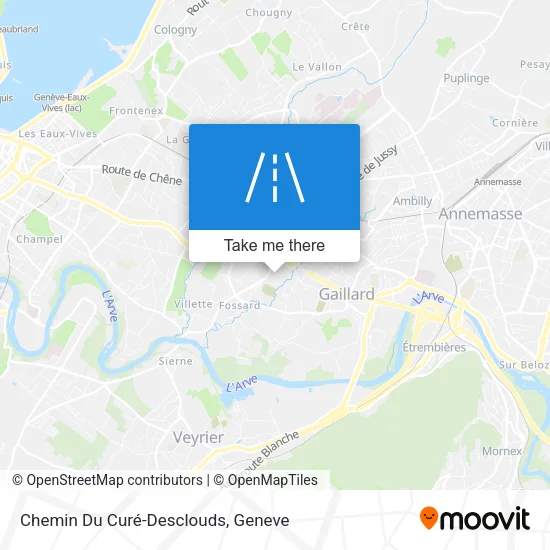Chemin Du Curé-Desclouds map