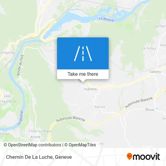 Chemin De La Luche map