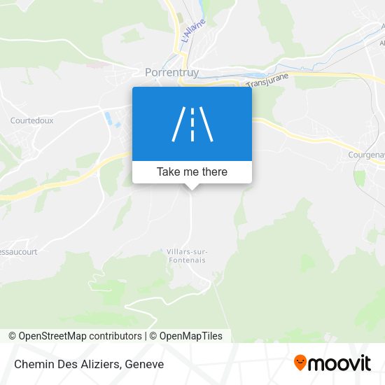 Chemin Des Aliziers map