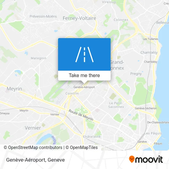Genève-Aéroport map