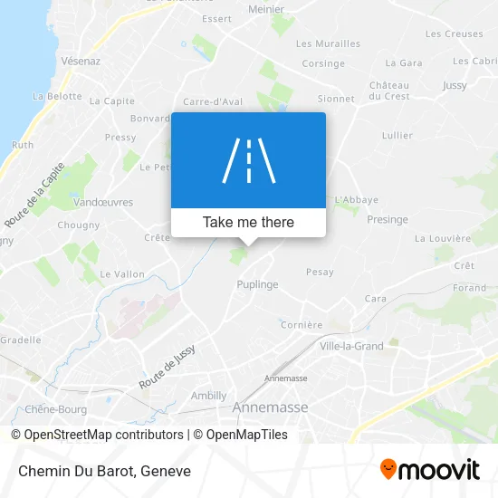 Chemin Du Barot map