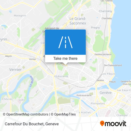 Carrefour Du Bouchet map