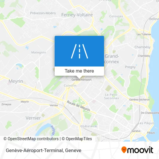 Genève-Aéroport-Terminal map