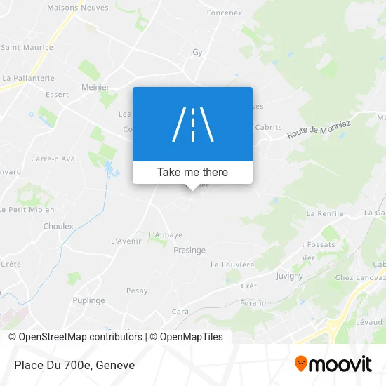 Place Du 700e map