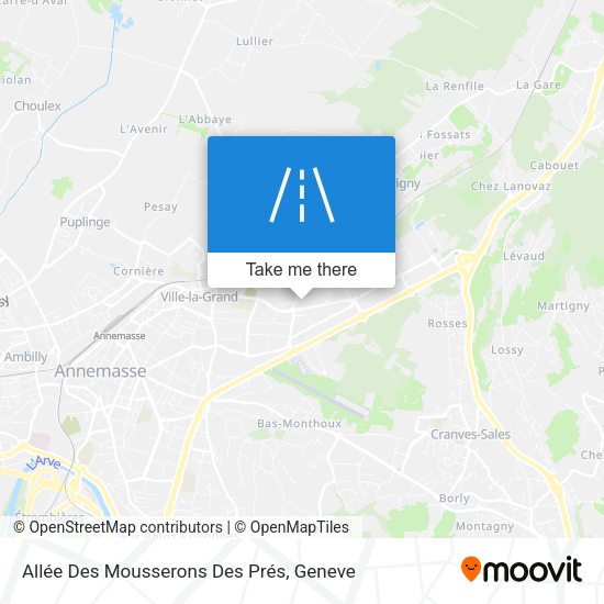 Allée Des Mousserons Des Prés map
