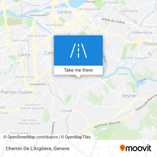 Chemin De L'Argilière map