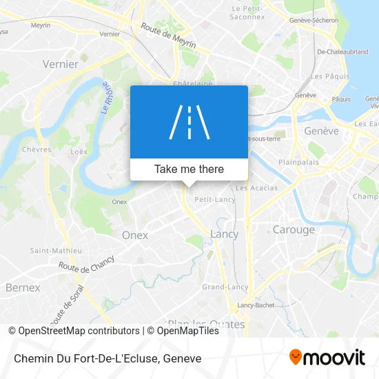 Chemin Du Fort-De-L'Ecluse map