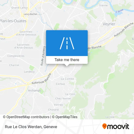 Rue Le Clos Werdan map