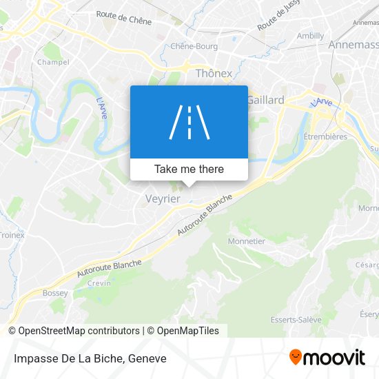 Impasse De La Biche map
