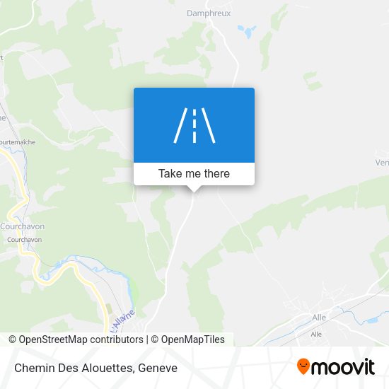 Chemin Des Alouettes map