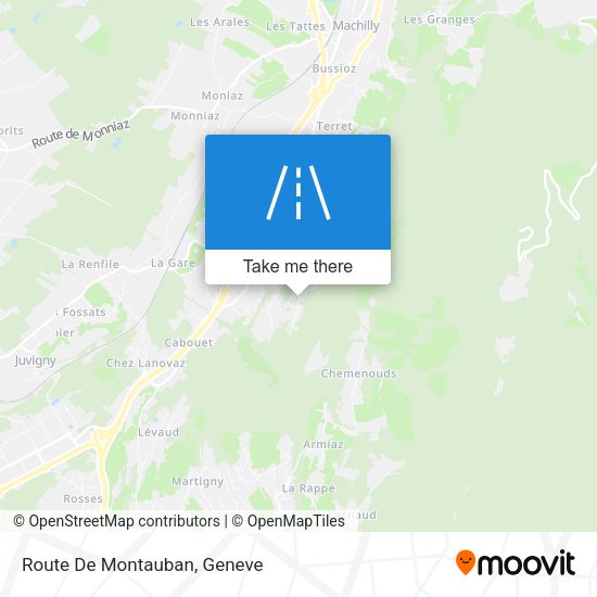 Route De Montauban map