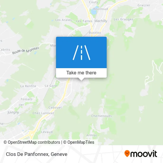Clos De Panfonnex map