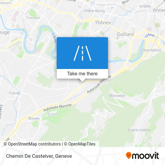 Chemin De Castelver map