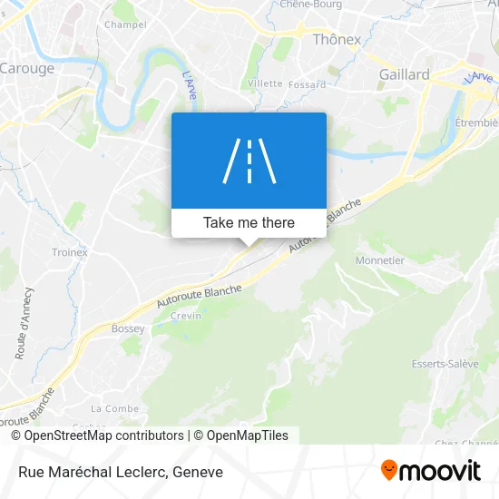 Rue Maréchal Leclerc map