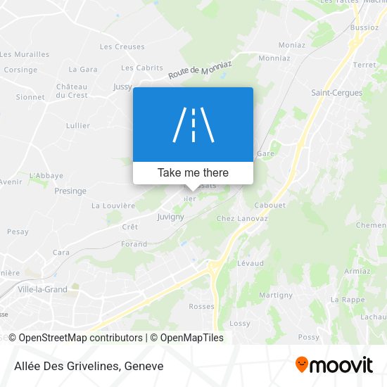 Allée Des Grivelines map