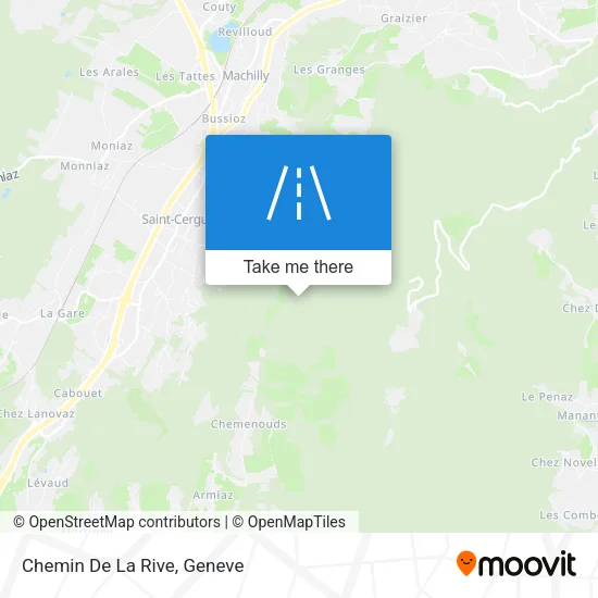 Chemin De La Rive map