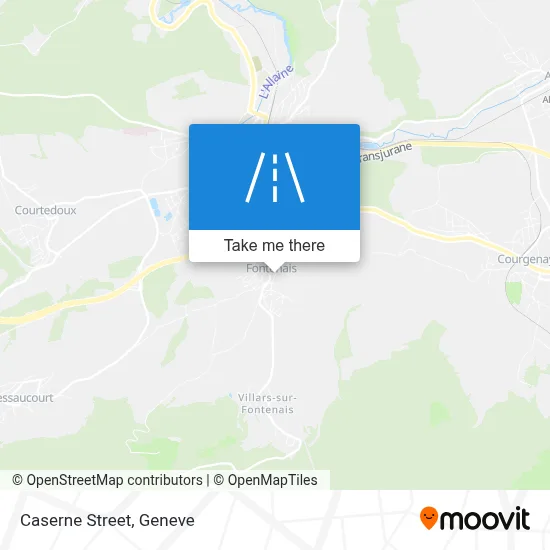 Rue De La Caserne map