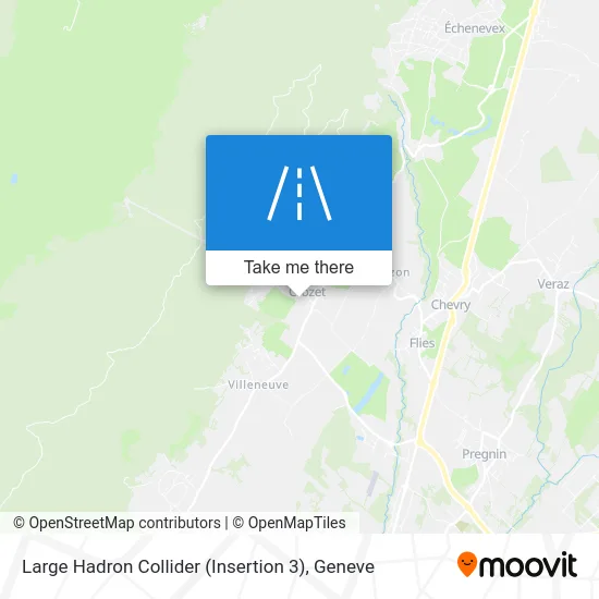 Large Hadron Collider (Insertion 3) map