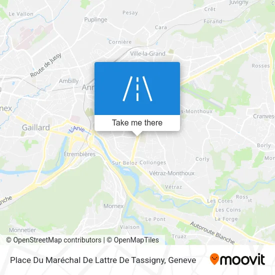 Place Du Maréchal De Lattre De Tassigny map