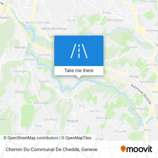 Chemin Du Communal De Chedde map