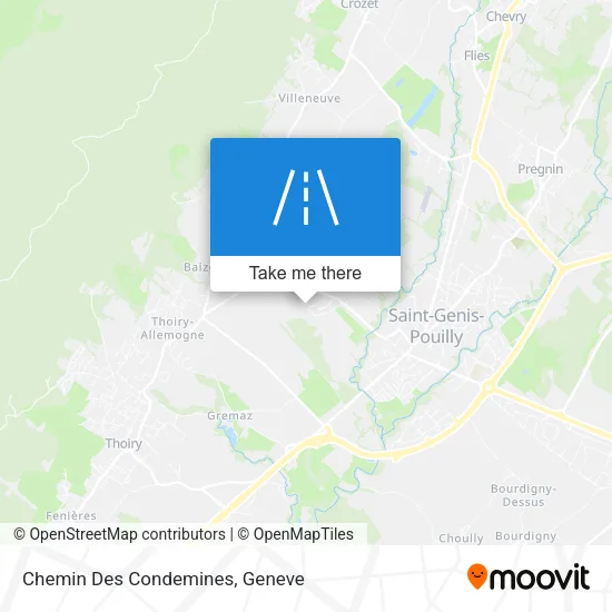 Chemin Des Condemines map