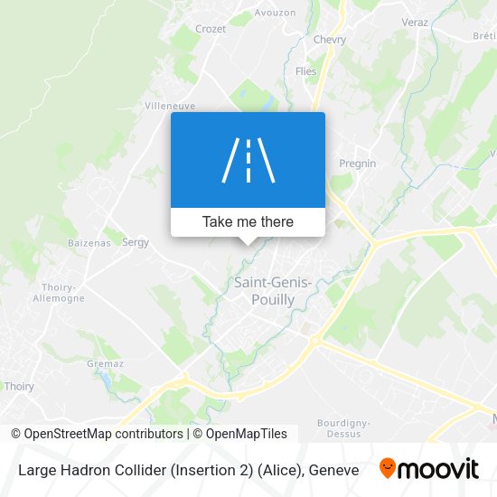 Large Hadron Collider (Insertion 2) (Alice) map