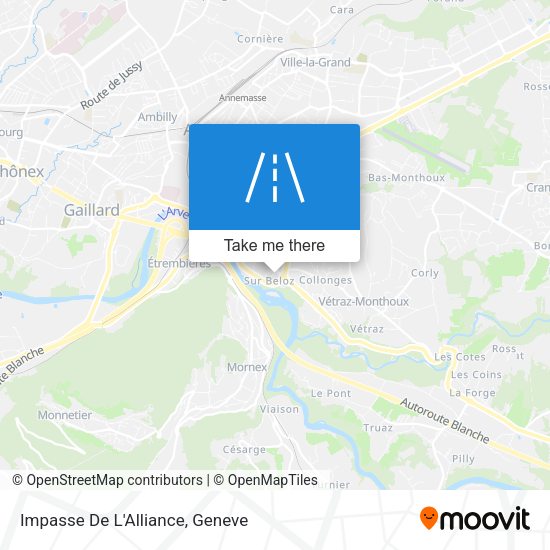 Impasse De L'Alliance map