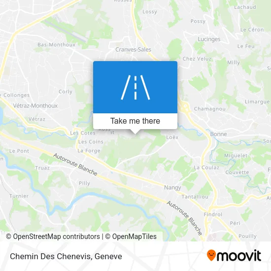 Chemin Des Chenevis map