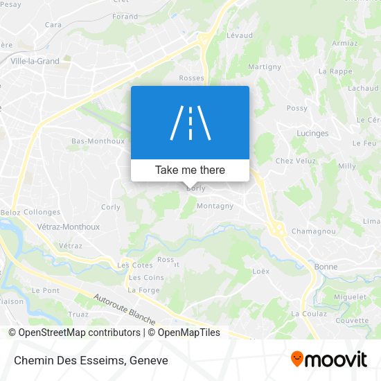 Chemin Des Esseims map