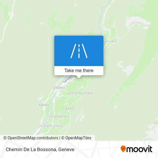 Chemin De La Bossona map