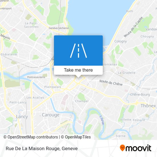Rue De La Maison Rouge map